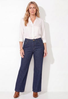 Right Fit&reg; Curvy Wide Leg Jean