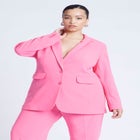 The 365 Semi Stretch Two Button Blazer image number null