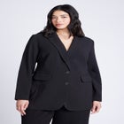 The 365 Semi Stretch Two Button Blazer image number null
