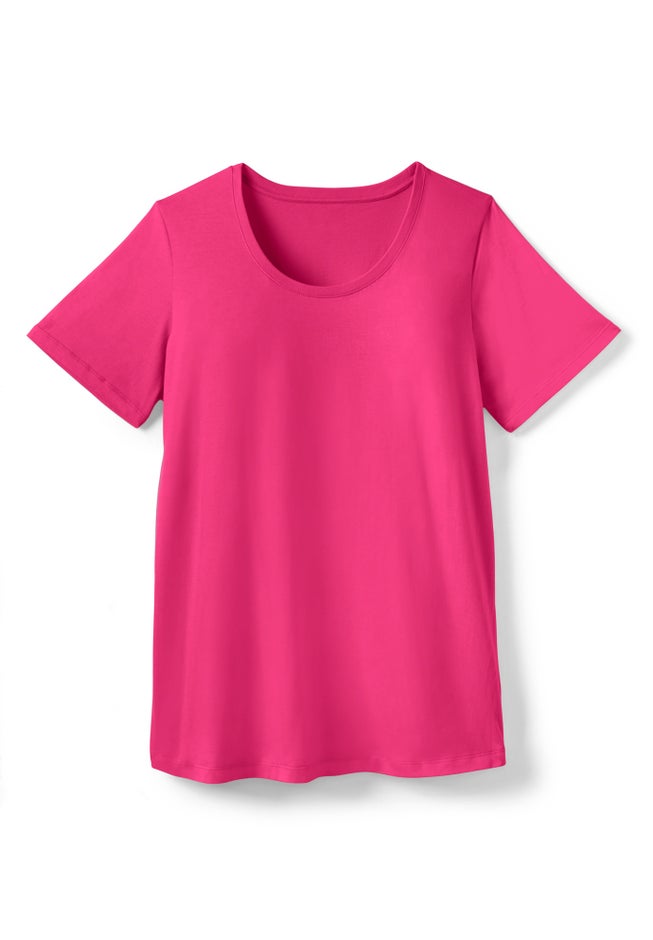 Perfect Short-Sleeve Scoopneck Tee image number 3