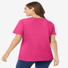 Perfect Short-Sleeve Scoopneck Tee image number null