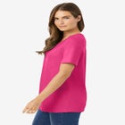 Perfect Short-Sleeve Scoopneck Tee image number null