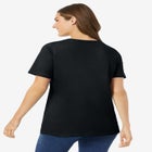 Perfect Short-Sleeve Scoopneck Tee image number null