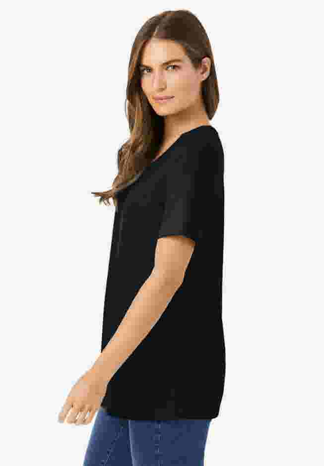 Perfect Short-Sleeve Scoopneck Tee image number 2