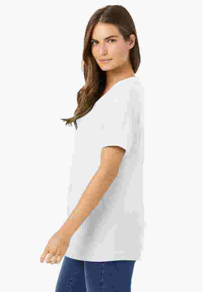 Perfect Short-Sleeve Scoopneck Tee image number 2