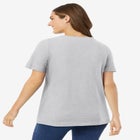 Perfect Short-Sleeve Scoopneck Tee image number 1