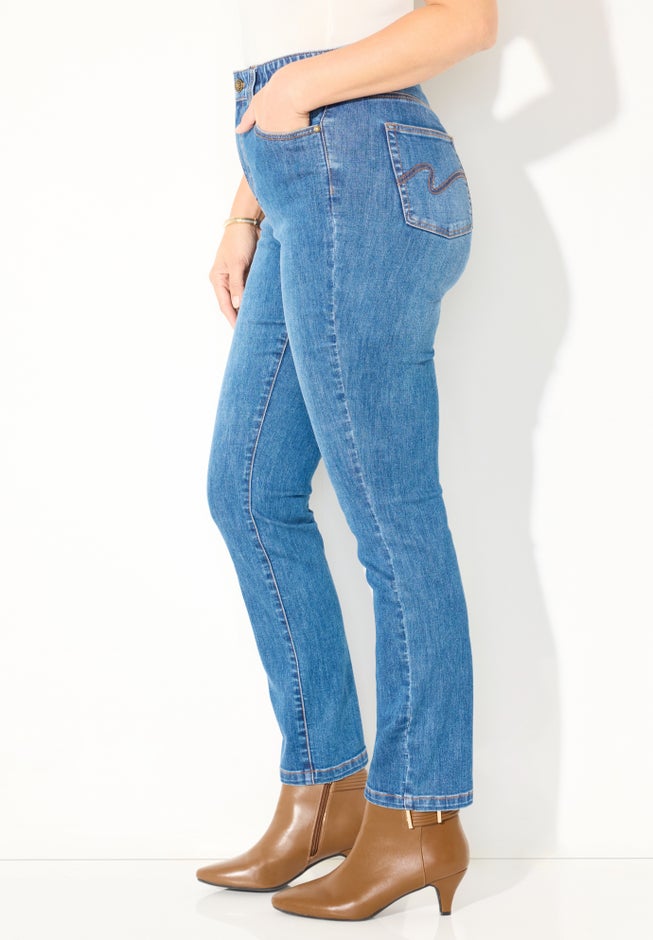 Synergy Slimming Straight Leg Jean image number 2