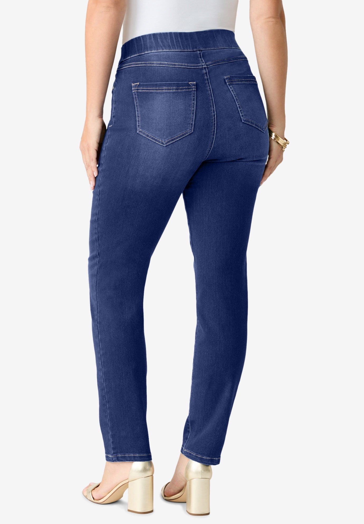 Plus Size 360&deg; Stretch Straight Leg Jean image number 1