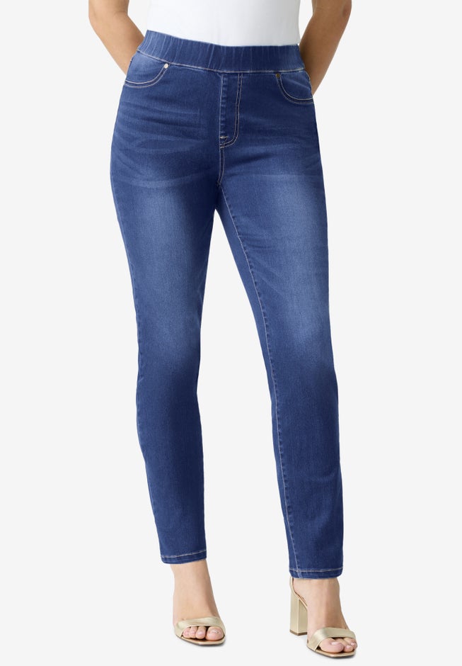 Plus Size 360&deg; Stretch Straight Leg Jean image number 2