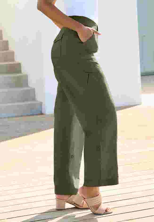 Plus Size Convertible Cargo Pants image number 0