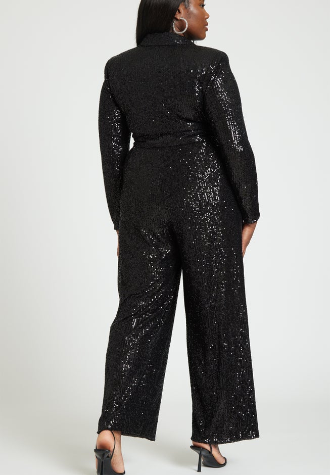 Sequin Tailored Jumpsuit image number 1
