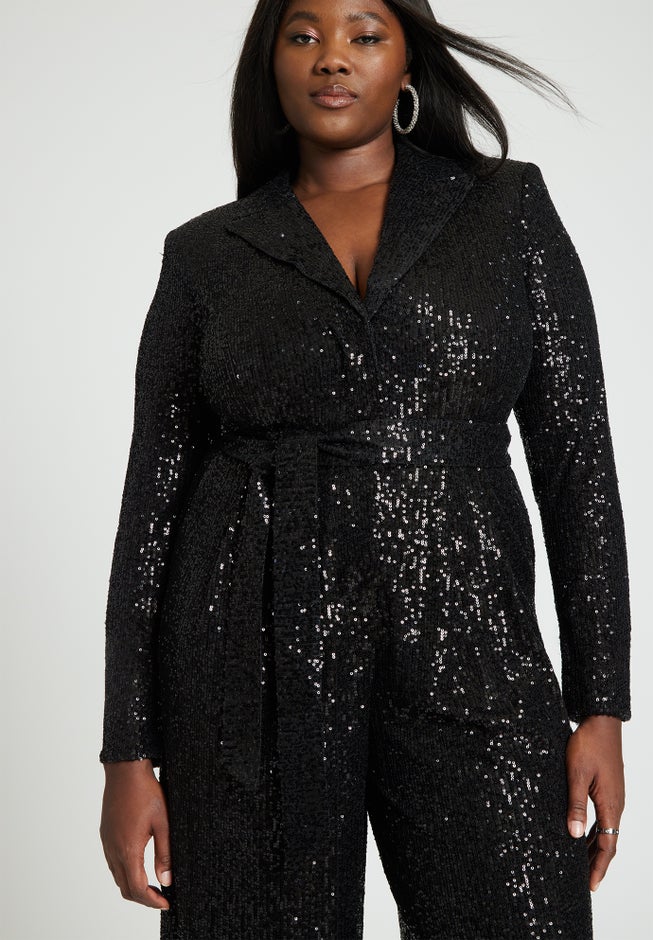 Sequin Tailored Jumpsuit image number 2