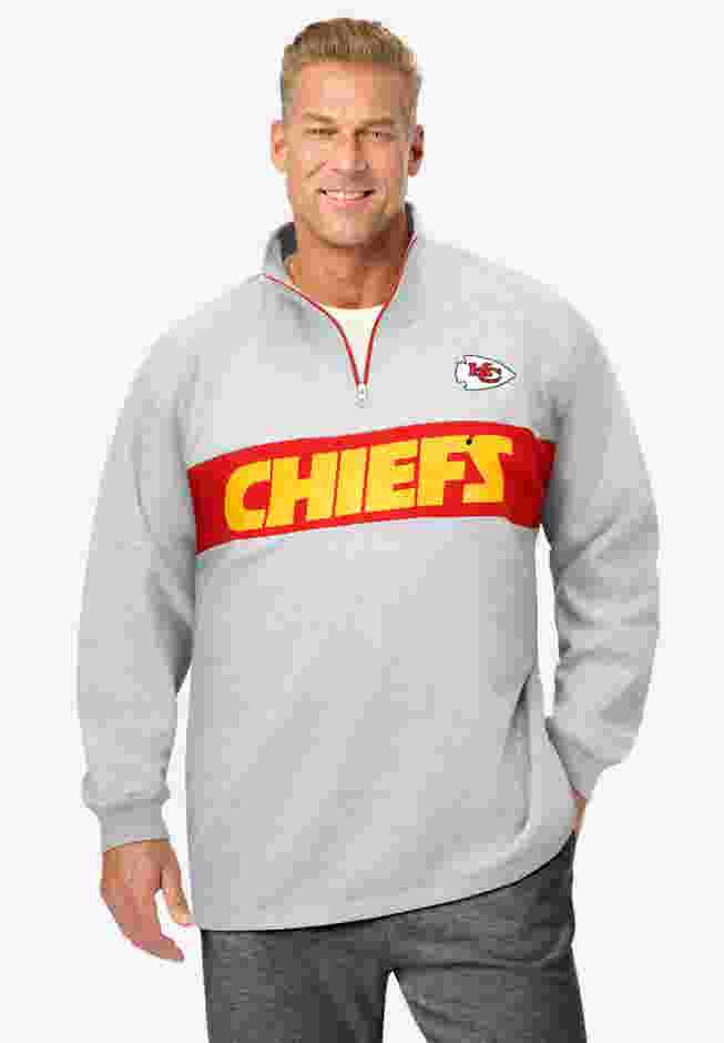 NFL® Colorblock 1/4 Zip Jacket image number 0