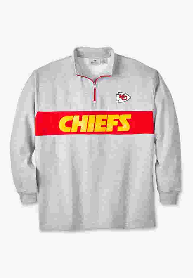 NFL® Colorblock 1/4 Zip Jacket image number 1