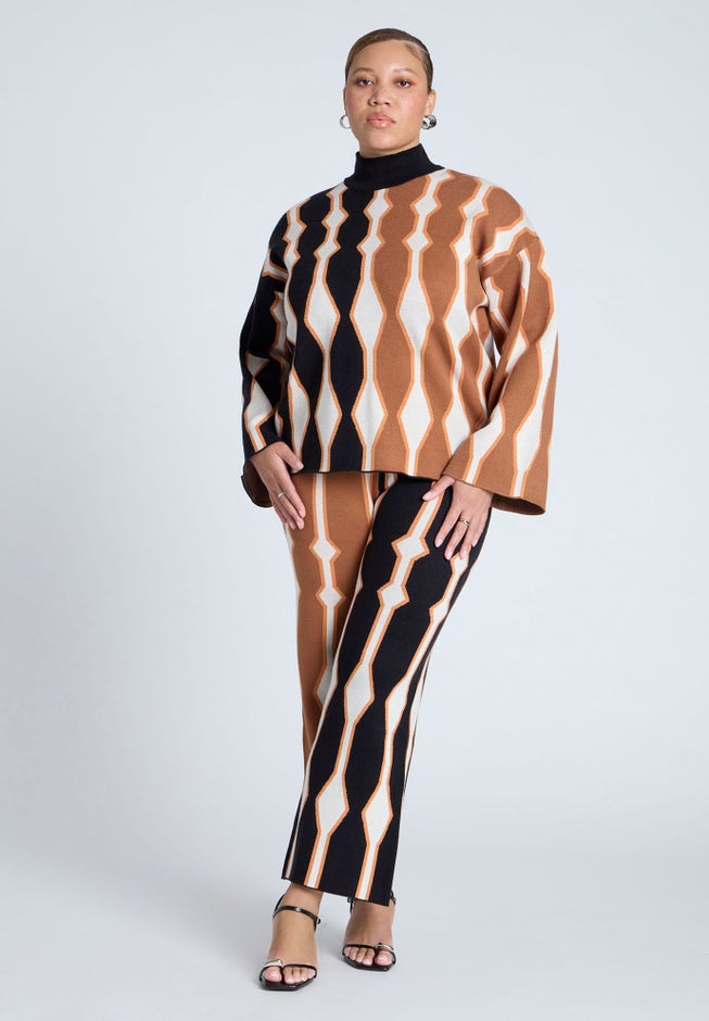 Intarsia Sweater Pant image number 0