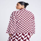 Mock Neck Intarsia Sweater image number null