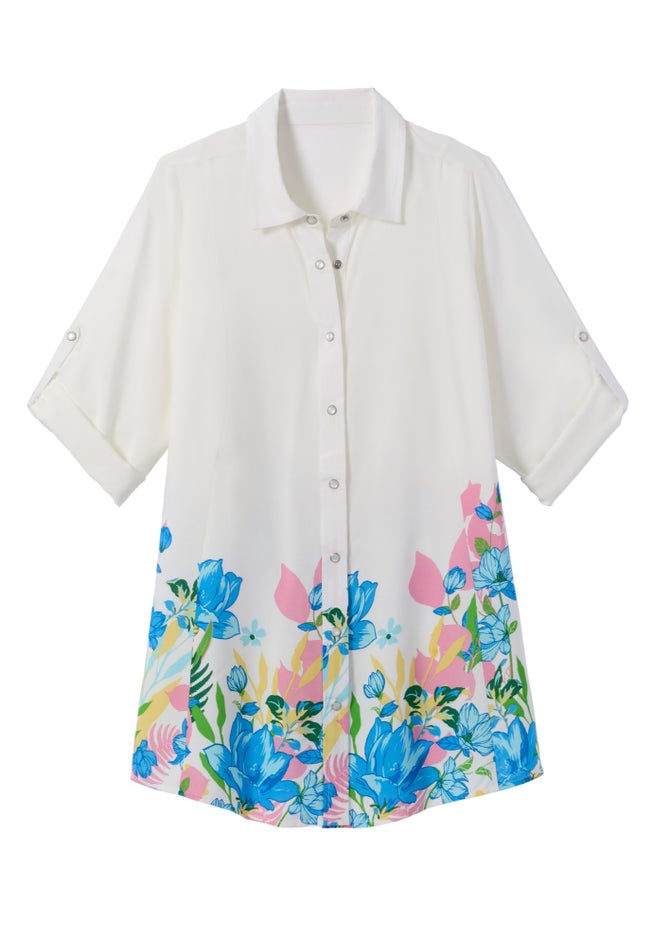 Snap Swing Pocket Tunic image number 3