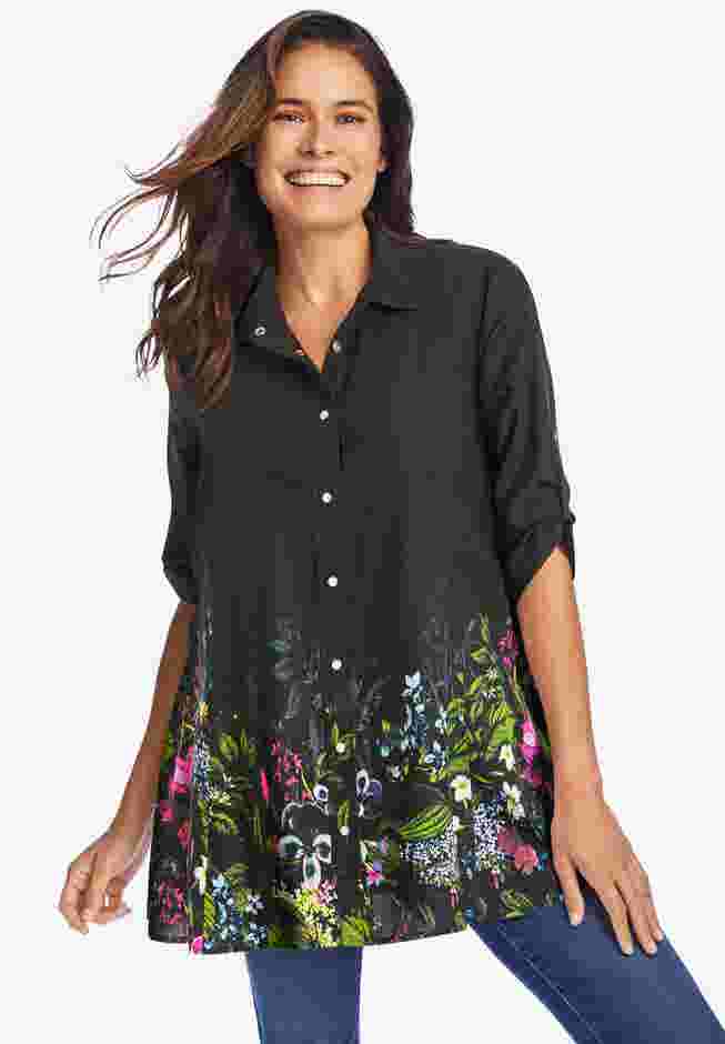 Snap Swing Pocket Tunic image number 0
