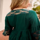 Lace Illusion Blouse image number 2