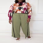 ELOQUII Elements Puff Sleeve Sweater image number null