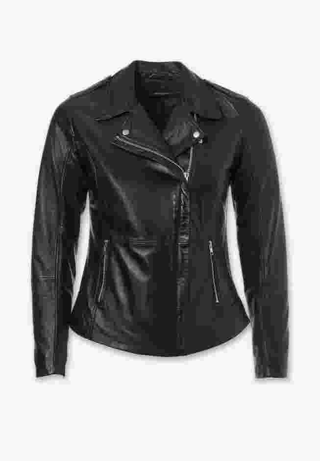 Leather Moto Jacket image number 4