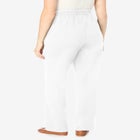 Easy Going Knit Pull-On Drawstring Pants image number null