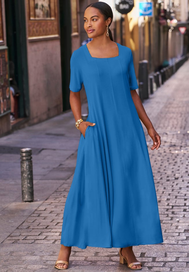 Square Neck Maxi Dress image number 0