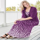 Banded-Waist Print Maxi Dress image number null