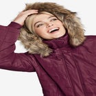 Faux Fur Trim Puffer image number null