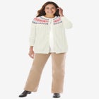 Fair Isle Cardigan Sweater image number 2