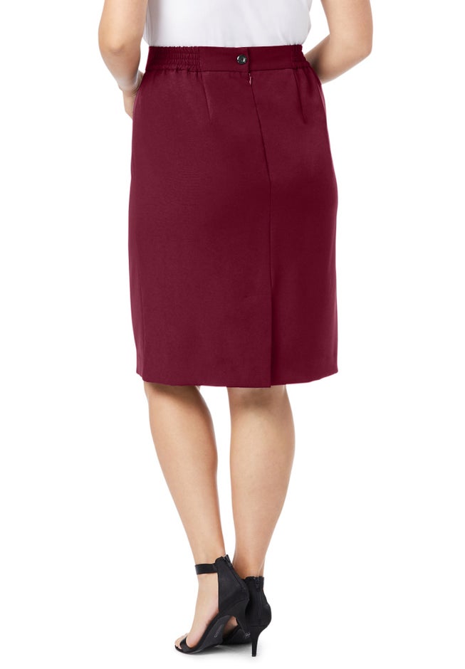 Tummy Control Bi-Stretch Pencil Skirt image number 1
