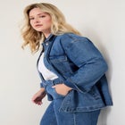 Denim Utility Jacket image number null