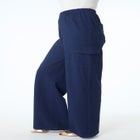 Wide Leg Cargo Knit Jean image number null