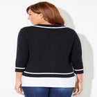 Trimmed Shrug Cardigan image number null