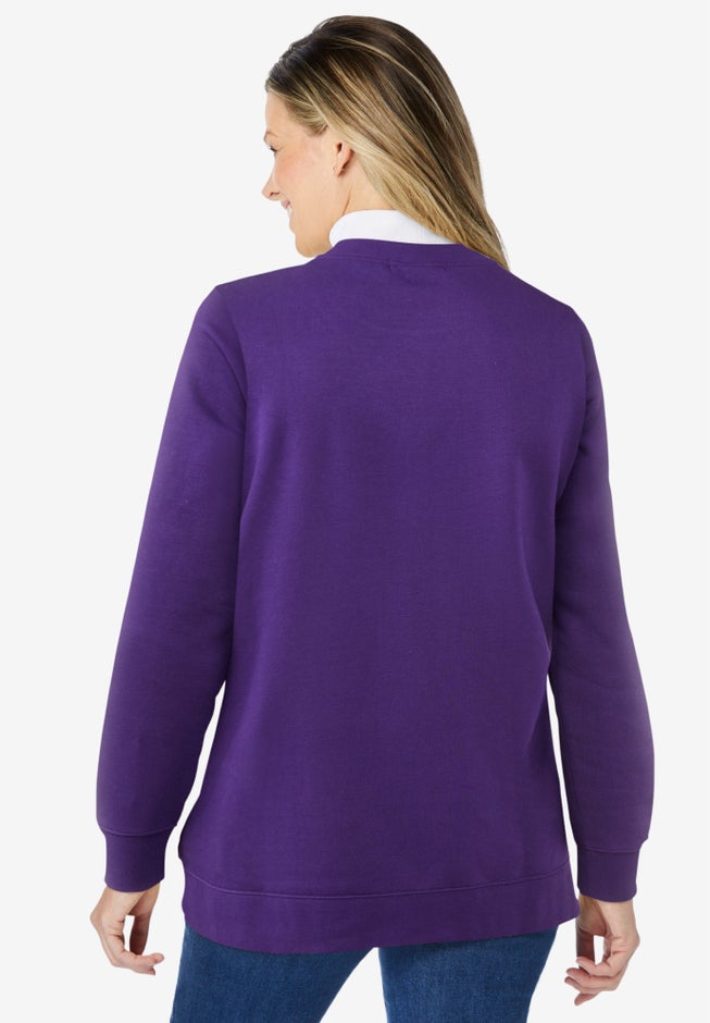 Layered-Look Sweatshirt image number 1