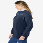 Layered-Look Sweatshirt image number null