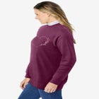 Layered-Look Sweatshirt image number null