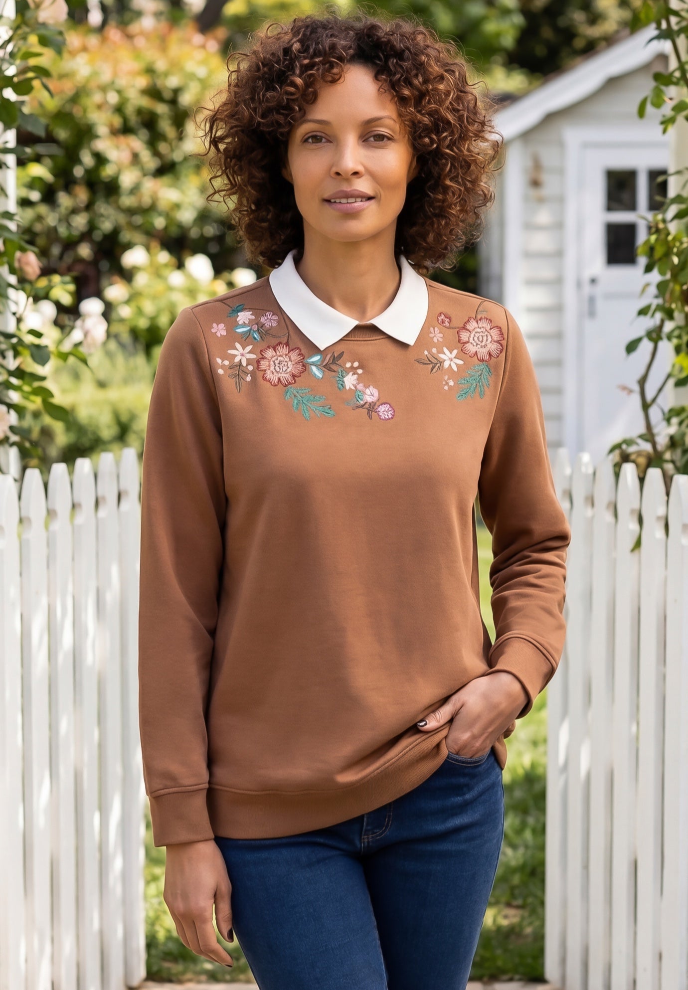 Layered-Look Sweatshirt image number 0