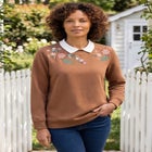 Layered-Look Sweatshirt image number null