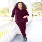 Embroidered Pintuck Tunic image number null