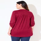 Impossibly Soft Half-Button Swing Top image number null