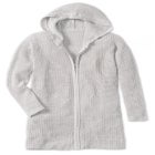 Hoodie Shaker Zipper Cardigan Sweater image number 1