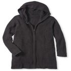 Hoodie Shaker Cardigan Sweater image number null