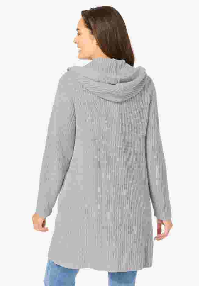 Hoodie Shaker Cardigan image number 1