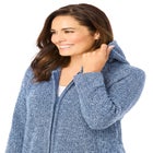 Hoodie Shaker Zipper Cardigan Sweater image number null