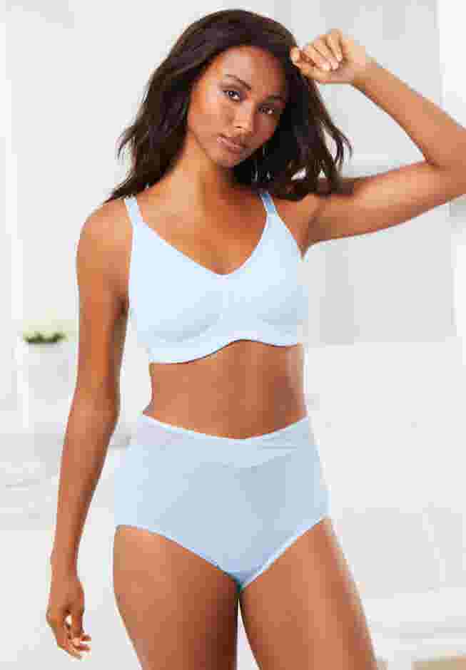 Comfort Choice® Full Coverage Wire Free T-shirt Bra image number 2