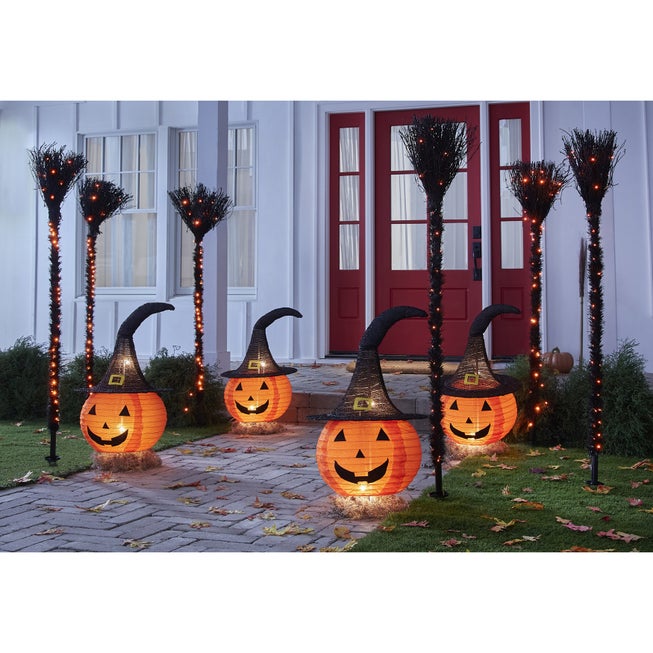 24"H Pre-Lit Pop-Up Pumpkin image number 1