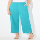 AnyWear Pucker Cotton Wide Leg Pant image number null