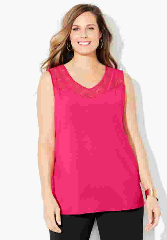 AnyWear Lace Tank image number 0