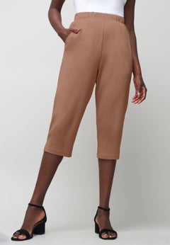 Soft Ease Cotton Knit Capri
